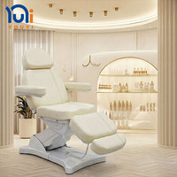 Table de massage électrique personnalisable en plastique ABS durable avec 3 moteurs rotatifs pour soins du visage et des cils