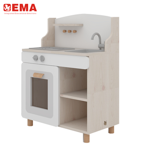 Bộ cho vai trò chơi và đồ nội thất nhà bếp bằng gỗ mầm non giàu trí tưởng tượng - Product Image 4