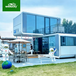 <span class=keywords><strong>Casa</strong></span> Cápsula Espacial, Cabaña Modular Prefabricada con Estructura de Acero Aislada para Alojamiento <span class=keywords><strong>en</strong></span> Zonas Escénicas Europeas - Product Image 1