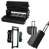 Équipement audio professionnel, boîtier d'amplificateur en plastique PE, boîtier d'amplificateur portable 3U, boîtier d'avionnage