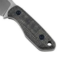 Couteau à lame fixe D2 avec manche en lin, couteau tactique de survie professionnel, vente en gros, couteau de survie tactique personnalisé 3 mm 16 cm D2