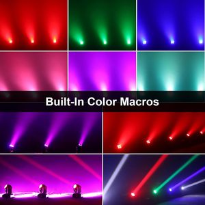 Mini Cabeza Móvil LED de 100W con Doble Cara RGBW, Función Wash y Beam, con Control DMX512 para Conciertos, Bodas, Eventos y Fiestas - Product Image 4
