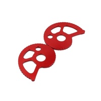 Pièces légères en aluminium anodisé bronze clair WJH, moulées sous pression, avec anodisation, tolérance ISO, usinées