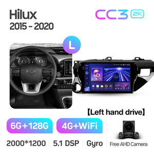 <span class=keywords><strong>TEYES</strong></span> <span class=keywords><strong>CC3</strong></span> 2K REPRODUCTOR DE DVD para coche para Toyota Hilux Pick Up AN120 2015 - 2020 10 pulgadas GPS <span class=keywords><strong>Android</strong></span> navegación REPRODUCTOR DE DVD para coche - Product Image 2