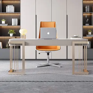 현대 고급 사무실 가구 긴 사무실 테이블 북유럽 사무실 테이블 책상 가구 서랍