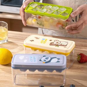 Moule à glaçons écologique en gros, 10 cubes en plastique PET TPR avec pelle et boîte de <span class=keywords><strong>rangement</strong></span> pour la <span class=keywords><strong>cuisine</strong></span> - Product Image 5