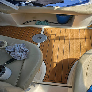 Plateforme de bain et tapis de pont en EVA style teck pour <span class=keywords><strong>Jeanneau</strong></span> <span class=keywords><strong>Leader</strong></span> 805 (2004) – Adhésif Seadek MarineMat Gatorstep - Product Image 4