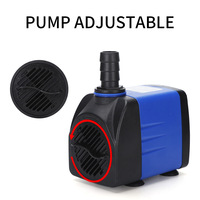 Petit filtre submersible silencieux multifonctionnel en plastique Pompe de circulation pour aquarium Rockery Living Micro Aquarium Pump Box