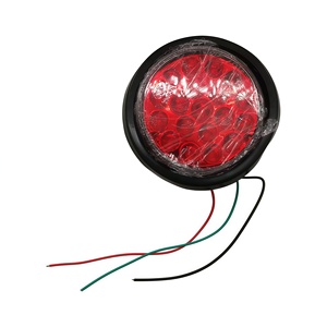 Piezas de Sistema de Iluminación para Camiones de Alta Calidad, Luz Trasera Universal LED Redonda de 4 Pulgadas, Roja, Amarilla y Blanca, para Remolques de Camiones - Product Image 3