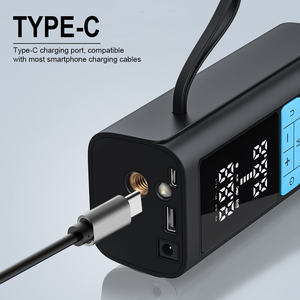 צמיגים דיגיטליים נייד צמיגים חשמלי משאבת אוויר מדחס אוויר עבור אופניים לרכב צמיגים מתנפחים משאבת מתנפחים - Product Image 5