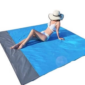 Portable Lightweight Outdoor Camping Mat <b>Waterproof</b> Pocket Blanket Foldable Sand Beach Seat <b>Pad</b> for Picnics - Product Image 1