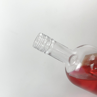 700ml 750ml Liqueur Whisky Bouteille En Verre Vin Vodka Tequila Gin Bouteille Fantaisie Liqueur Bouteilles En Verre pour Boissons Alcoolisées