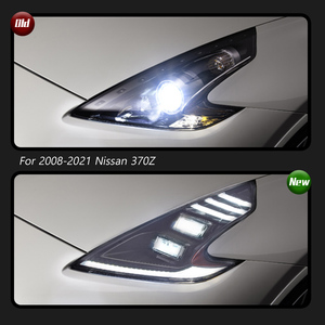 Para Nissan 370Z Actualización de montaje de faros con faros LED luces de circulación luces de flujo señal de giro Plug-and-Play 2008-2019 - Product Image 6