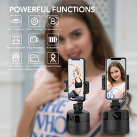 Nouvelle vente chaude pas besoin d'application 360 degrés de rotation AI téléphone intelligent support de suivi automatique de visage avec contrôle gestuel bâton de Selfie intelligent