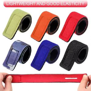 Sangles de fixation pour cannes à pêche, réutilisables, colorées, antidérapantes, en velcro, élastiques pour poisson séché - Product Image 3