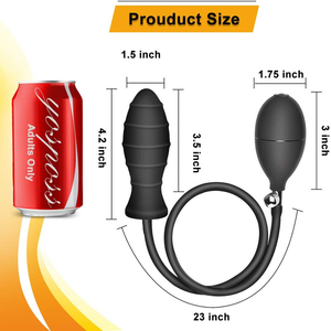 2025 Nova Tendência Venda Quente Esticar Brinquedos Sexuais <span class=keywords><strong>Anal</strong></span> Seguro Silicone <span class=keywords><strong>Anal</strong></span> Balão Bomba Inflável Butt <span class=keywords><strong>Plug</strong></span> P14 - Product Image 6