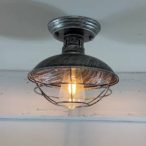 Luminaire suspendu en cage de fer LED rétro moderne, commande par télécommande/voix/sensor, alimentation CA, indice de protection IP33, pour chambres à coucher, salons, couloirs - Product Image 1