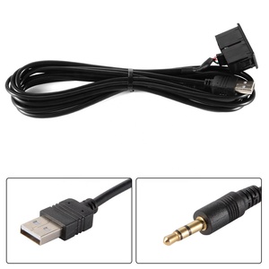 USB AUX 3.5mm <span class=keywords><strong>1</strong></span>/<span class=keywords><strong>8</strong></span> xe Dash âm thanh mở rộng cáp nhanh 3A sạc nguyên chất vật liệu đồng 12 tháng bảo hành - Product Image 3