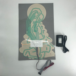 Tùy chỉnh điện phát quang Áp phích linh hoạt hoạt hình <span class=keywords><strong>EL</strong></span> ánh sáng Poster với độ sáng cao cho quảng cáo hiển thị - Product Image 3