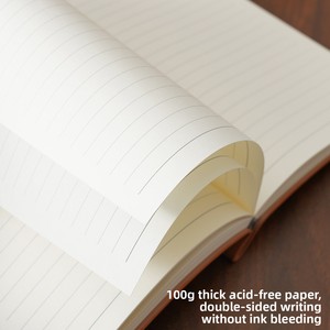 Set Regalo Agenda A5 Vintage <span class=keywords><strong>a</strong></span> <span class=keywords><strong>Quadretti</strong></span> con Logo Personalizzabile, Blocco Note in Carta Dowling, Cancelleria per Ufficio - Product Image 3