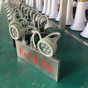 ไฟฉุกเฉินติดผนัง ExdIICT6กันระเบิดสองหัวพร้อมแบตเตอรี่นิกเกิลแคดเมียมสำหรับป้ายทางออกไฟไหม้จากโรงงาน - Product Image 5