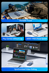 Acasis 80Gbps <span class=keywords><strong>SSD</strong></span> trường hợp bao vây cho <span class=keywords><strong>M.2</strong></span> NVMe Tương thích với trường hợp tốc độ cao - Product Image 4