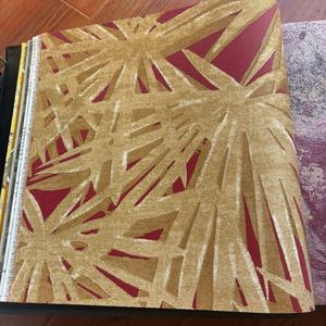 빈티지 스타일 딥 블루 럭셔리 궁전 패턴 방수 유지 보수 무료 PVC 벽지 롤 - Product Image 3