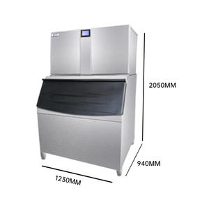 Machine à glace commerciale <span class=keywords><strong>de</strong></span> flocon <span class=keywords><strong>de</strong></span> neige <span class=keywords><strong>de</strong></span> 800kg pour les plateaux <span class=keywords><strong>de</strong></span> fruits <span class=keywords><strong>de</strong></span> <span class=keywords><strong>mer</strong></span> et les boissons froides 220v avec le composant <span class=keywords><strong>de</strong></span> noyau <span class=keywords><strong>de</strong></span> pompe - Product Image 2