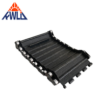 Systèmes de convoyeurs à bande en acier inoxydable sur mesure à charnières, vitesse réglable, conception durable pour une manutention efficace des copeaux de ferraille