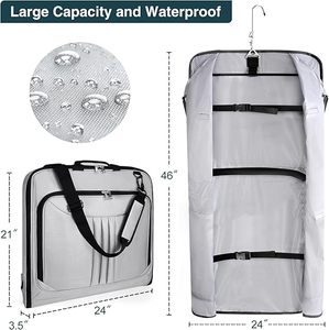 Échantillon gratuit Grand sac de voyage imperméable avec bandoulière pour costumes Hommes Femmes - Product Image 1