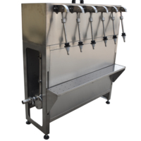 Machine de remplissage manuelle haute précision pour jus, sirop, thé, whisky, vodka, Baijiu, saké, emballage en bouteilles PET, verre et fûts métalliques
