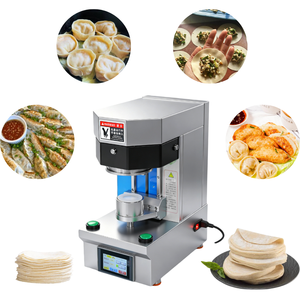 Máquina Eléctrica para Hacer Empanadas Coreanas (<span class=keywords><strong>Mandu</strong></span>) de 50-90mm, Ahorra Trabajo, Prensa Redonda para Masa de Dumpling, Ideal para Restaurantes Coreanos - Product Image 1