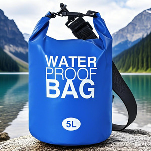 Bolsa impermeable para exteriores, 10L, PVC, plegable, para playa, buceo, camping, senderismo - Product Image 3