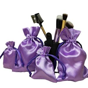 Oem/Odm fantezi gözlük leylak özel takı peruk Silk10 15 insan saçı özel saten kılıf çanta - Product Image 2