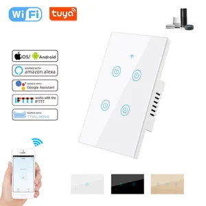 Direct Sales North America 118 Type Tuya Smart Life App Wifi Switch Wall Panel Touch Switches