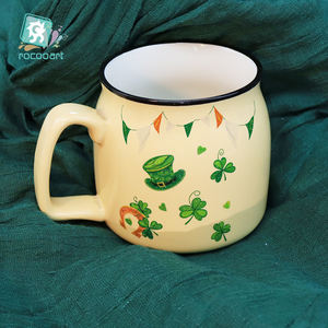 Conceptions de trèfle et de trèfle pour enfants et adultes, faveurs de fête de St Patty avec autocollants de tatouage temporaire de visage Saint Patricks Day - Product Image 5