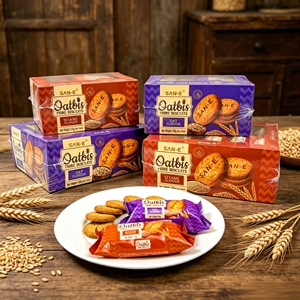 <span class=keywords><strong>Biscotti</strong></span> Croccanti Salutari <span class=keywords><strong>al</strong></span> Crusca, Snack ad Alto Contenuto di Fibre, Cracker Integrali, Produttore OEM - Product Image 4