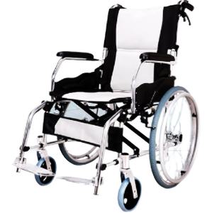 Fauteuil roulant manuel pliable en aluminium pour handicapés Fournitures de soins de santé - Product Image 4