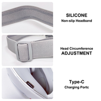 Portátil 10 minutos veces conectividad Bluetooth cuatro modos de masaje terapia de calor masajeador de ojos