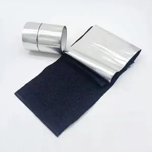 Hitam Foil Didukung Selaras Traksi Tinggi Abrasive Non Slip 80 Grit Outdoor Indoor Perekat Pegangan Keselamatan Anti-Slip Tape