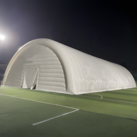 Hangar gonflable géant pour événements extérieurs, tente de garage pour avion, abri pour voiture, tunnel gonflable, bâtiment gonflable