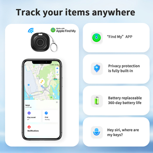 Portátil Mini MFI Certificado <span class=keywords><strong>Pet</strong></span> Inteligente Air Tag <span class=keywords><strong>Tracker</strong></span> Dispositivo Anti-lost Alarme AirTag <span class=keywords><strong>Tracker</strong></span> Locator Para IOS