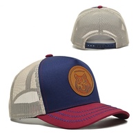 Gorra Richardson 112 de malla en blanco al por mayor, con logo personalizado en relieve, para hombre, de 5 paneles, deportiva, transpirable, para exteriores