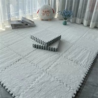 Tapis d'escalade insonorisant épaissi style nordique en mousse EVA 30x30cm, tapis de salon recyclable
