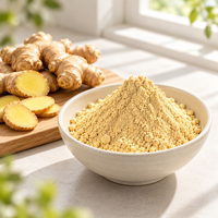 Poudre de gingembre lyophilisée, emballage OEM, poudre de gingembre lyophilisée naturelle, soluble dans l'eau, pour les boissons