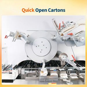 Línea de Producción Automática de Cartón para Blísteres de Cápsulas, Tabletas y Píldoras de Alta Velocidad con Servo Completo, para Botellas, Sobres y Stick - Product Image 5