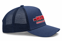 Casquettes de camionneur de haute qualité, personnalisées, brodées, en coton, 5 panneaux, maille respirante, réglables, pour le travail en extérieur, motif léopard, sportives
