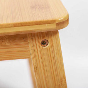 Taburete de Bambú de Doble Capa de 35 cm, Taburete Antideslizante para Baño y Inodoro para Niños - Product Image 2
