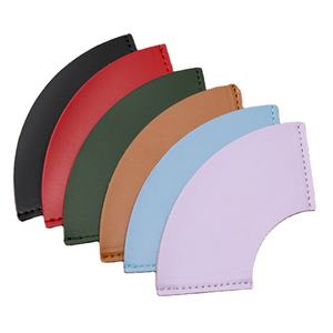 Impression logo marque-page portable livre coin protecteur PU cuir signet - Product Image 5