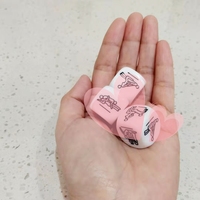 Dés à jouer en acrylique D6 de 20 mm pour jeux de rôle amusants et sexy pour adultes, jeux de société, jeux de rôle pour la famille, jeux de rôle pour la maison, dés d'amour